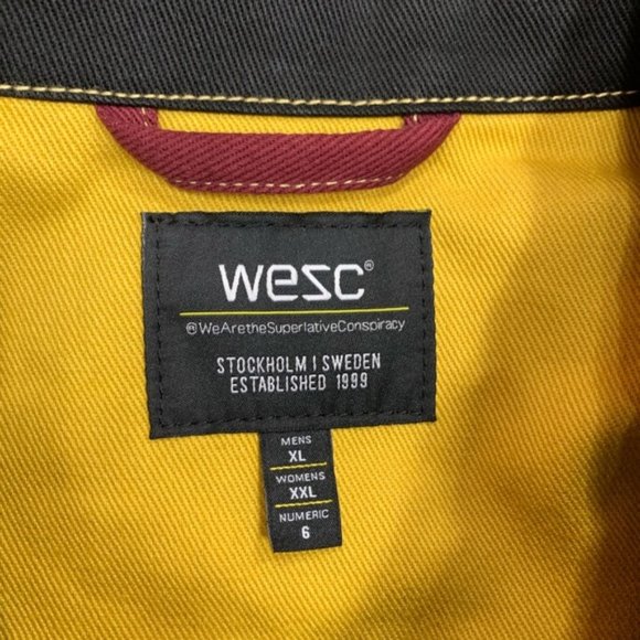 WeSC Colorblock Denim Jacket - Picture 7 of 10